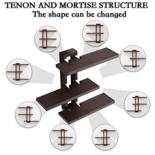 Wood Floating Shelves Set of 3
