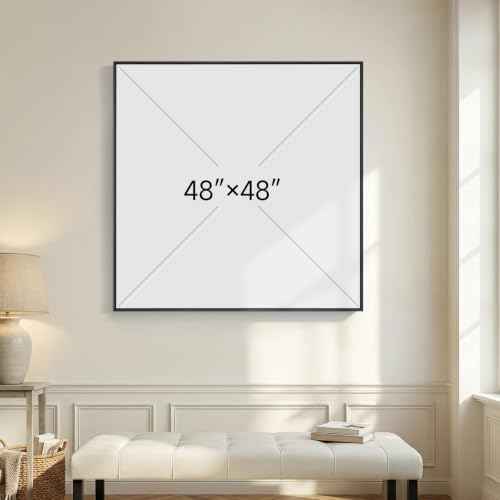 Extra Large Framed Neutral Brown Abstract Wall Art for Living Room