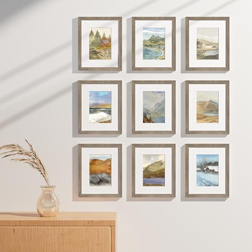 8x10 Picture Frames Set of 9 (9 Count)