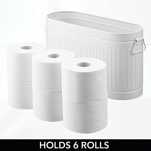 Large Steel Free Standing Toilet Paper Organizer
