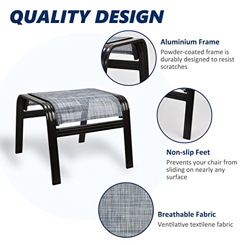 Outdoor Footstools for Patio (2 Count)