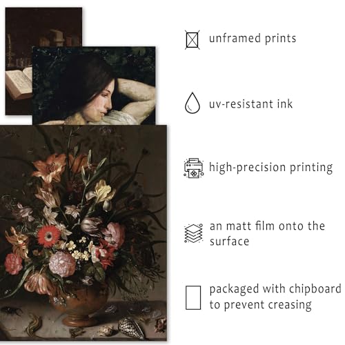 16 PCS Dark Academia Room Decor (16 Count)