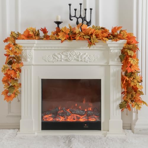 6PCS Orange Leaf Garland (33.6 Foot)