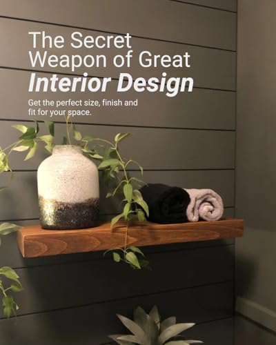 24 Inch Wooden Floating Shelves for Wall