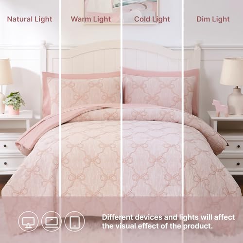 Queen Comforter Set with Sheets for Girls