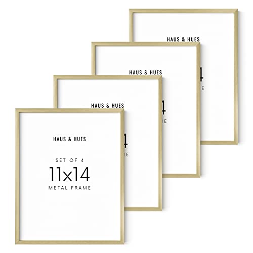 11x14 Gold Picture Frames (4 Count)