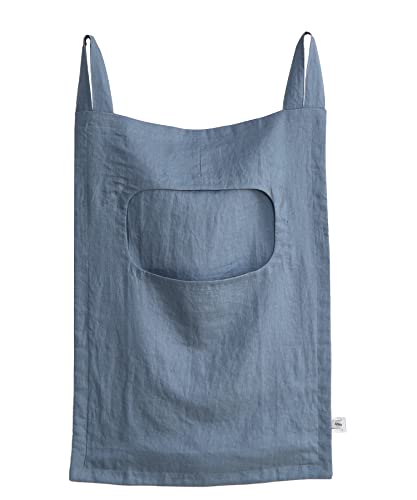 100% Linen Door Hanging Laundry Hamper Bag