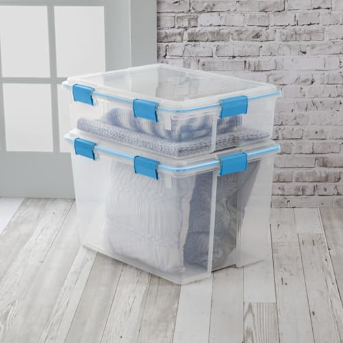 Gasket Storage Box with Lids for Home & Office (4 Count)