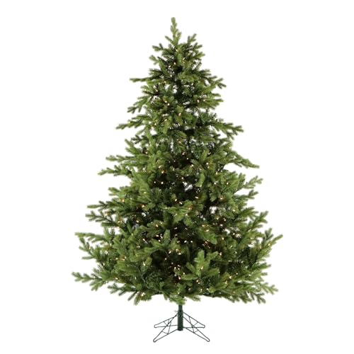 7.5 Ft. Foxtail Pine Artificial Christmas Tree with White Incandescent Smart Lights and Stand