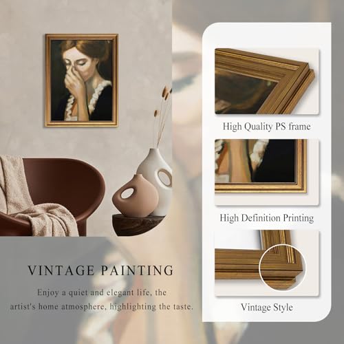 Framed Funny Bathroom Canvas Wall Art