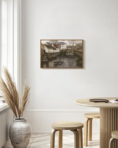 Framed Canvas Wall Art Vintage Decor