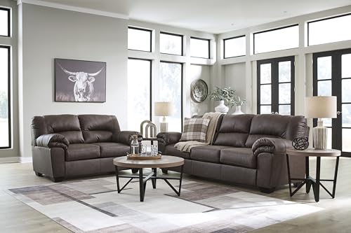 Faux Leather Living Room Sofa