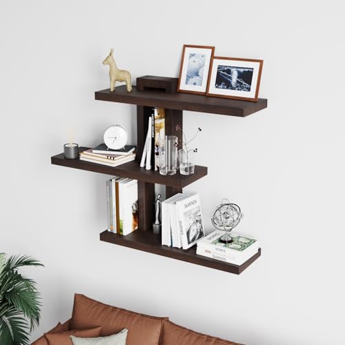 Wood Floating Shelves Set of 3