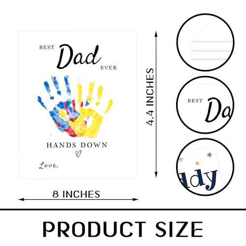 Pack 3 Fathers Day Crafts for Kids Handprint Gift