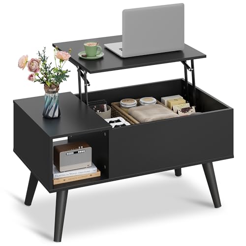 Lift Top Coffee Table with Hidden Storage