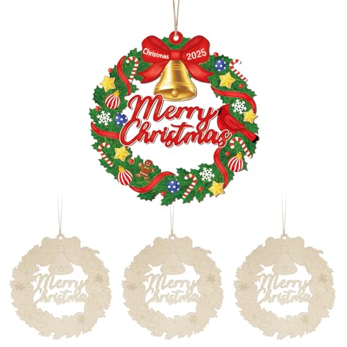 Paintable Christmas Ornaments 3 Sets (3 Count)