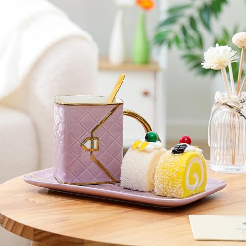 1 Set Coffee Mug Elegant Handbag Shaped Cup