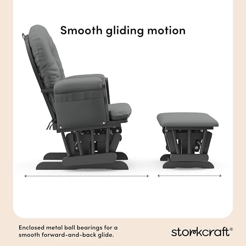 Premium Hoop Glider & Ottoman