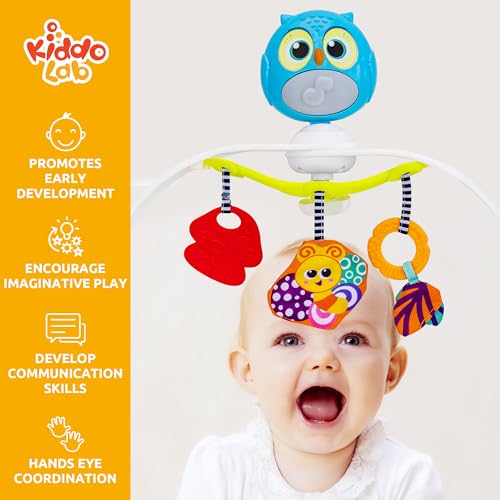 Baby Stroller Arch Toy with Relaxing Music & Lights