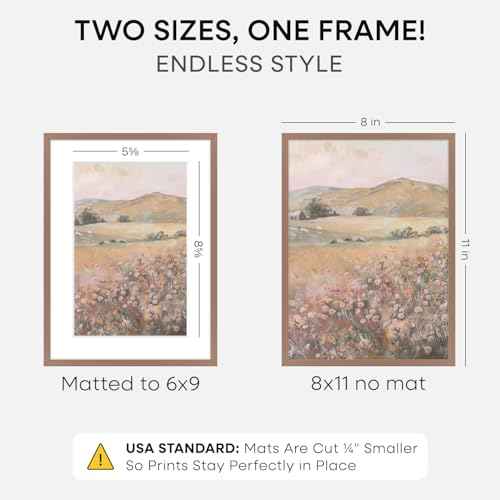 8x11 Mocha Picture Frame