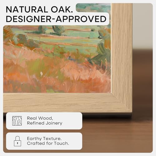 11x11 Natural Oak Picture Frame