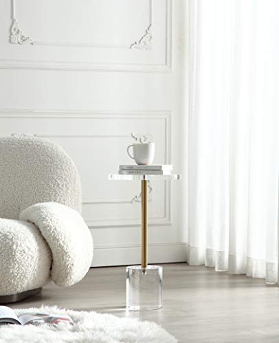 12" Clear Acrylic End Table