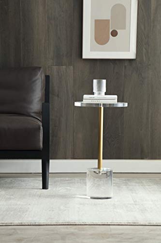 12" Clear Acrylic End Table