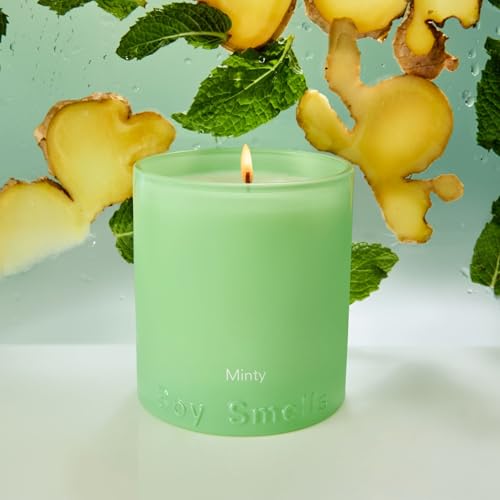 Mint Candle 8.5 oz Fancy Candle with Ginger (8.5 Ounce)