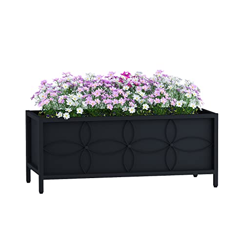 Sturdy Raised Garden Bed with Inner Fabric Liners for Vegetables Flower