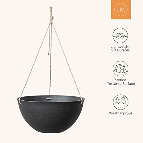 Large Hanging Planters for Outdoor Plants (2 Count)
