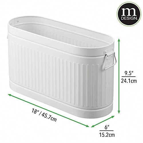 Large Steel Free Standing Toilet Paper Organizer