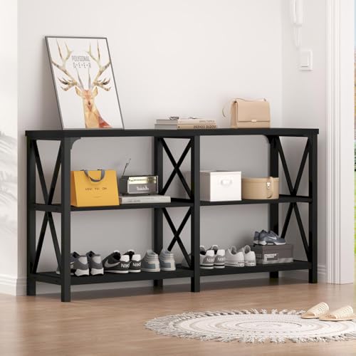 Black Sofa Table for Entryway