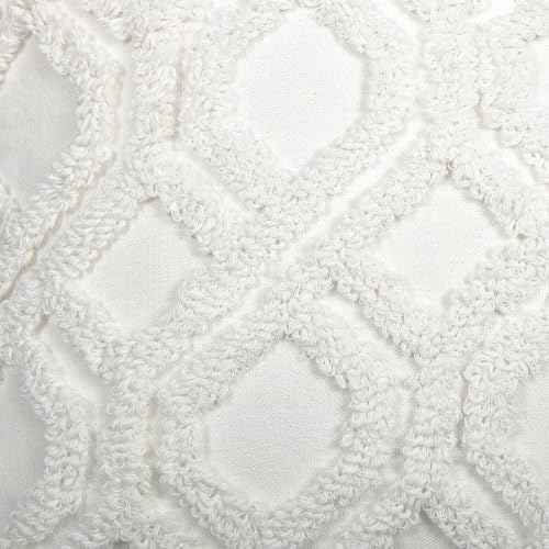 Boho Pillow Covers 18X18 Inch Boho Tufted Throw Pillow Covers Decorative Tassels Cushion Cover Farmhouse Pillow Case for Couch Sofa Bed Living Room Bedroom