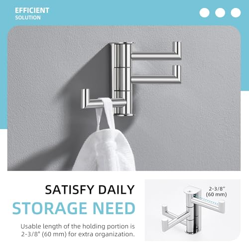 Swivel Towel Hook 3 Arms