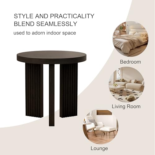 17.52" Small Round Side Table