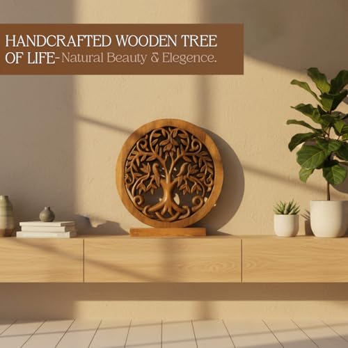 Solid Wood Tree Sculpture