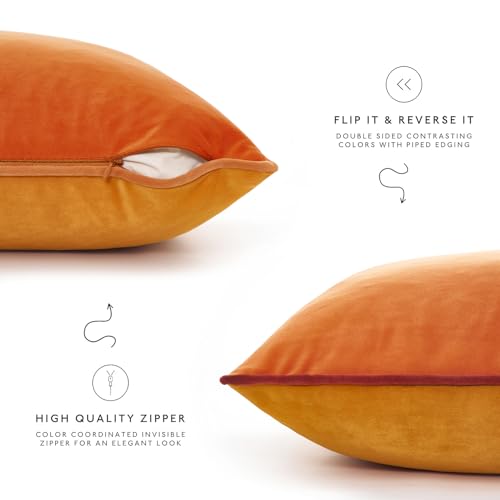 Decorative Throw Pillow Covers Cushion Cases (4 Count)