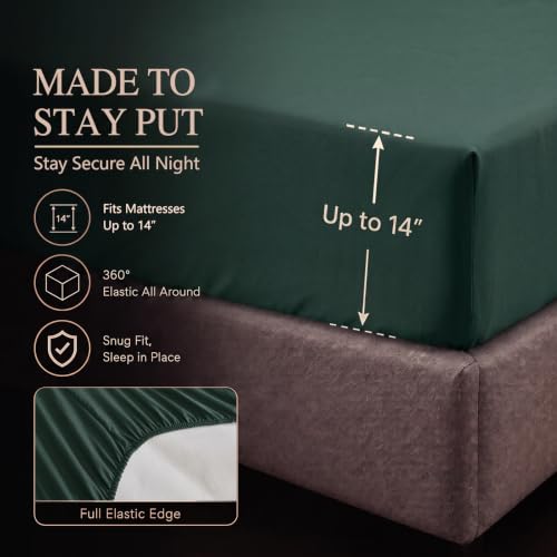 King Size Comforter Set Forest Green