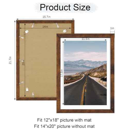 14x20 Picture Frame Set of 4 (4 Count)