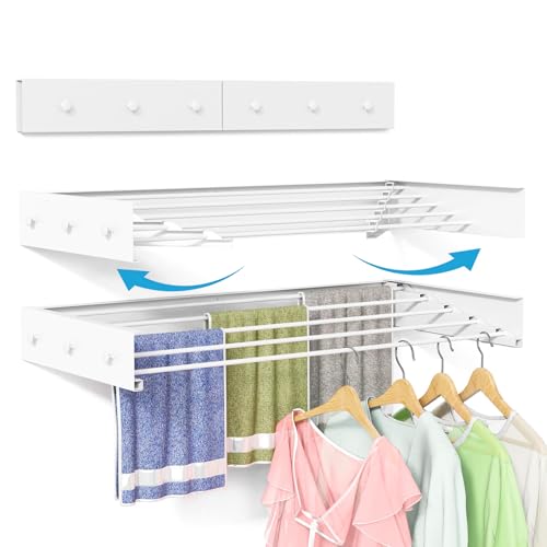 Wall Mounted Drying Rack 32''