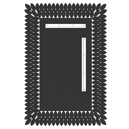 24"x36" Jeweled Luxury Rectangle Decorative Wall Mirror (172 Count)