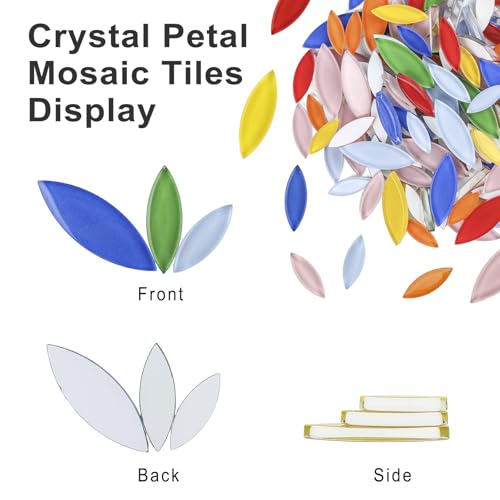 1LB Petal Mosaic Tiles for Crafts Bulk