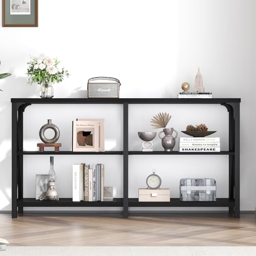 Black Sofa Table for Entryway