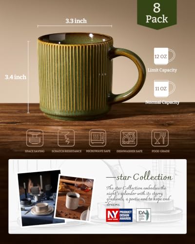 Coffee Mug Set of 8 (96 Count)