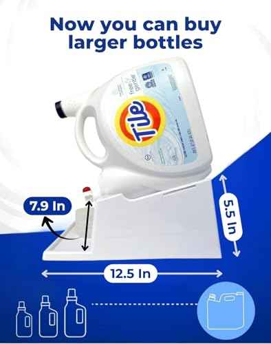Liquid Laundry Detergent Holder Stand with Drip Tray (2 Count)