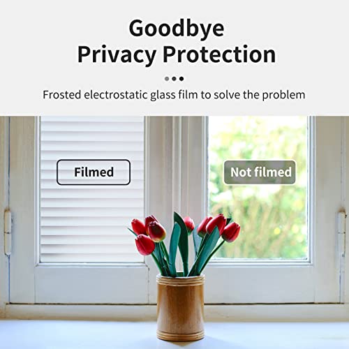 Window Privacy Film Blinds with Tools (14.35 Sq Ft)