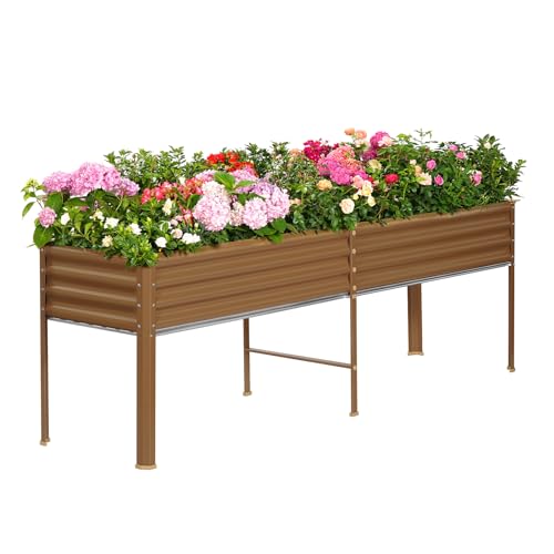 Galvanized Raised Garden Bed with Legs