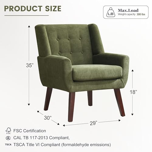 Living Room Chairs Set of 2