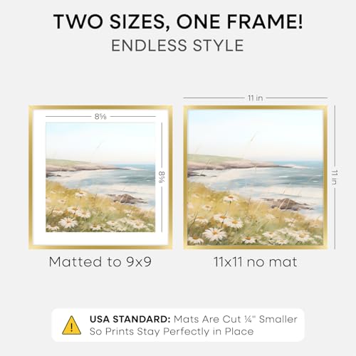 11x11 Gold Picture Frame