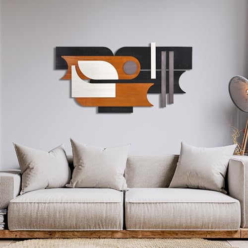 Honeyed Dusk I" Hand Made & Hand Finished Dimensional Wood Abstracts (13 Count)
